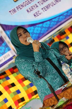 Ketua TP PKK Hadiri Sosialisasi Hasil Tanaman Obat Keluarga